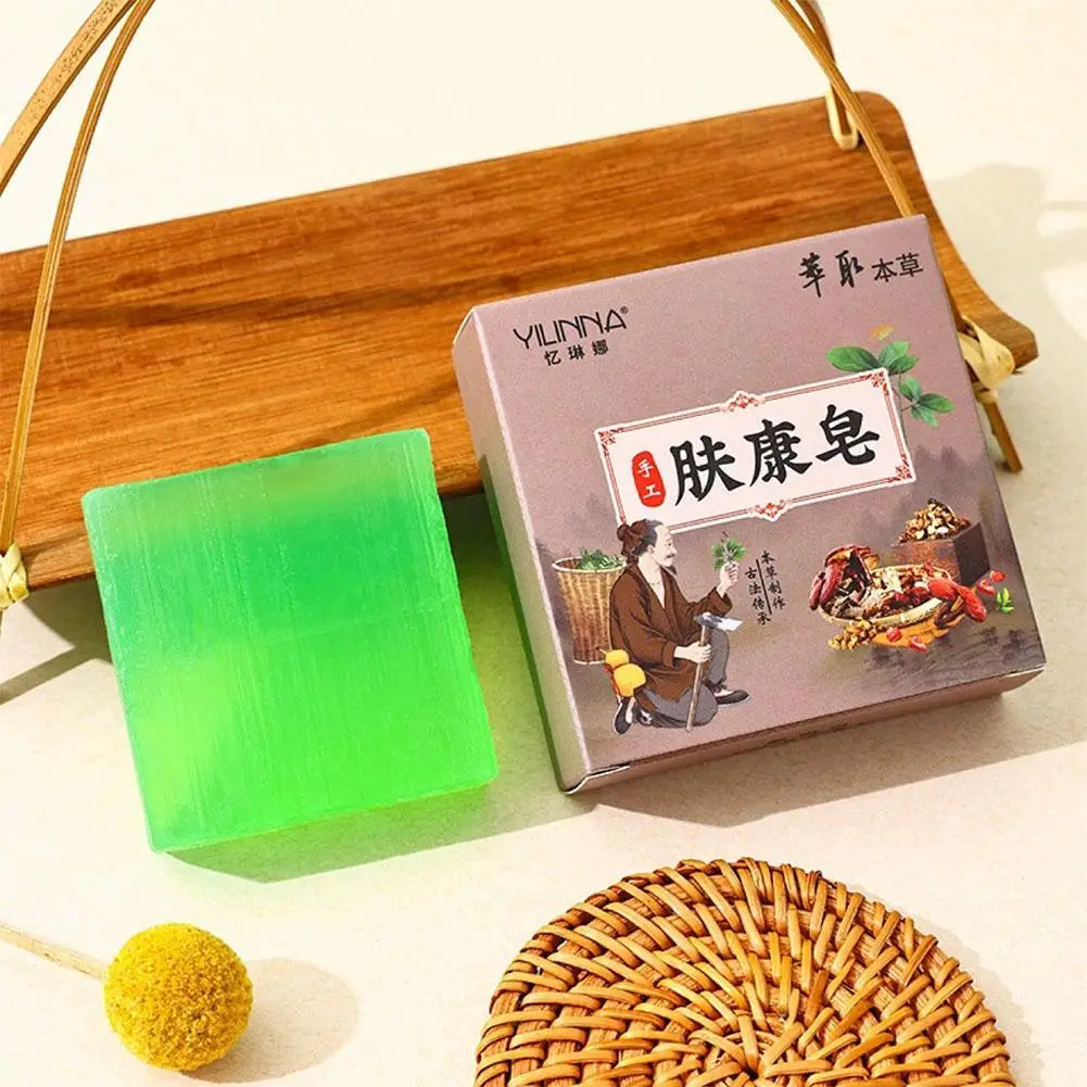 Handmade Whitening Cleansing Soap, Facial And Body Soap eliminate the unpleasant odor of the elderly Deodorization Oasis Select