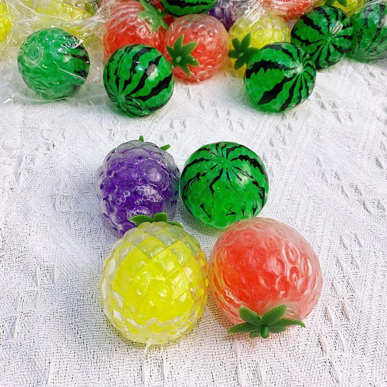 Fruit Squishy Squeeze Ball – Stress Relief Sensory Fidget Toy Squishy Fidget Toy Oasis Select
