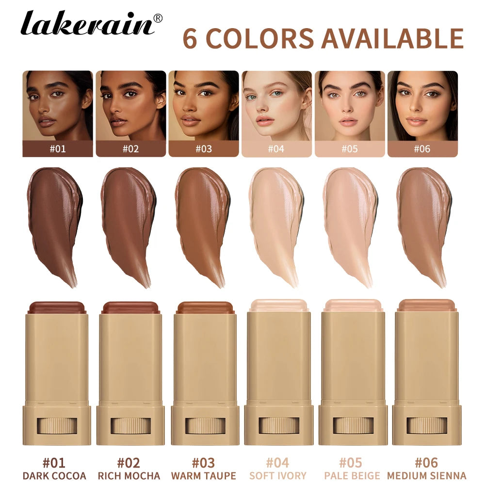 Eraser Foundation Stick Moisturizing Smooth High Coverage Silky Texture Travel-friendly Serum Boosted Skin Tint Solid Foundation Oasis Select