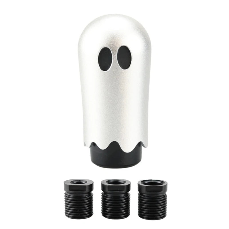 New 86mm Car Halloween Cute Style Gear Shift Knob Ghost Shift Head Knob M8 M10 M12 8 Colors With Adapters Oasis Select A7