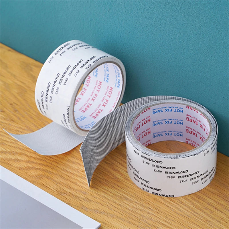 2M Window Screen Tape Anti-Mosquito Screen Repair Subsidy Self-Adhesive Door Curtain Mosquito Net Hole Patch Repair Tapes Oasis Select
