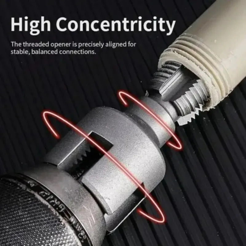 DN15/DN20 Internal External Thread Maker Drill Bit Adapter PVC Tube Threading Tap For Water Pipeline Installation Maintenance Oasis Select