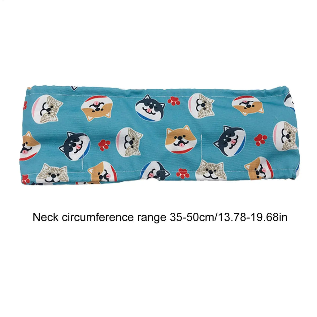 Pet Cooling Bandana Cooling Ice Scarf Breathable Towel Heatstroke Dogs Cats Ice Collar Cat Adjustable Collar Bib Pet Supplies Oasis Select