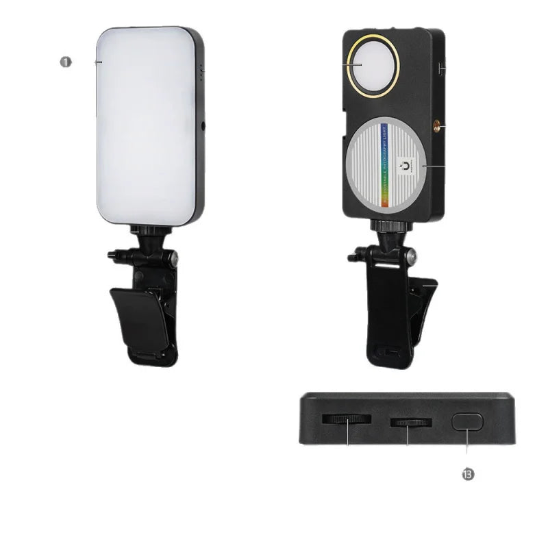 SHINEKNOT Magnetic LED Fill Light | Double-Sided Dimmable 10W