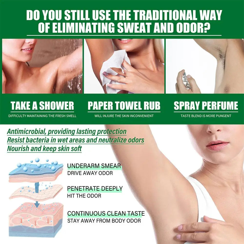 Natural Plant Extract Deodorant Spray – All-Day Odor Control Natural Deodorant Spray Oasis Select