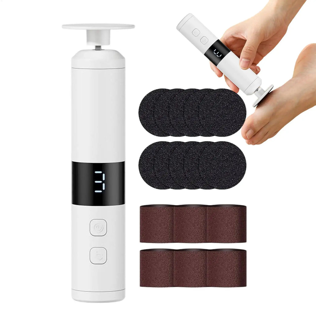 Electric Foot File Polisher Machine Dead Skin Remover Callus Foot Grinding Trimmer Foot Care Tool Scrubber Foot Grinder Oasis Select