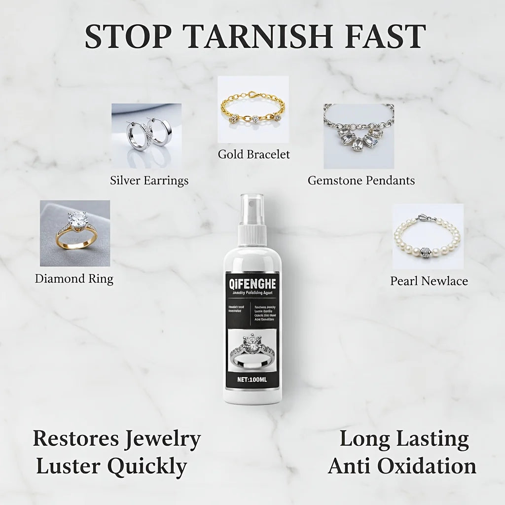 QIFENGHE Jewelry Polishing Spray – Rings, Diamonds & Metals Jewelry Cleaning Spray Oasis Select
