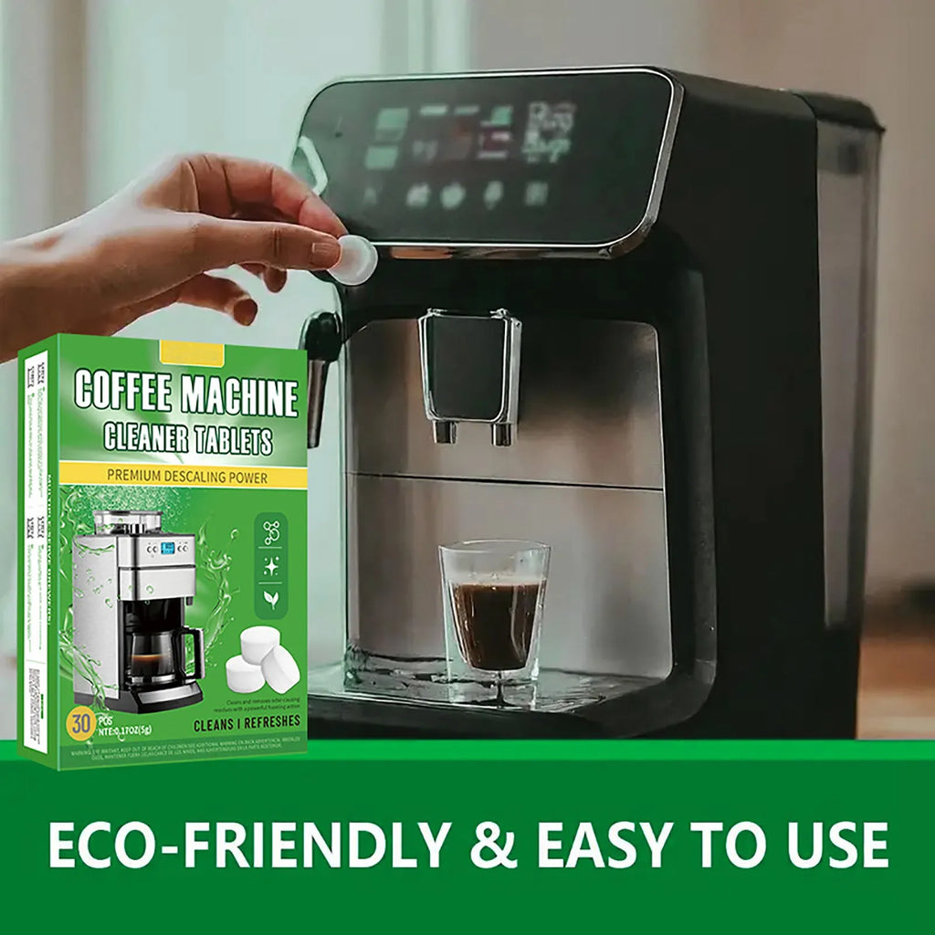 30-Pack Coffee Machine Descaling & Cleaning Tablets Coffee Machine Cleaner Oasis Select