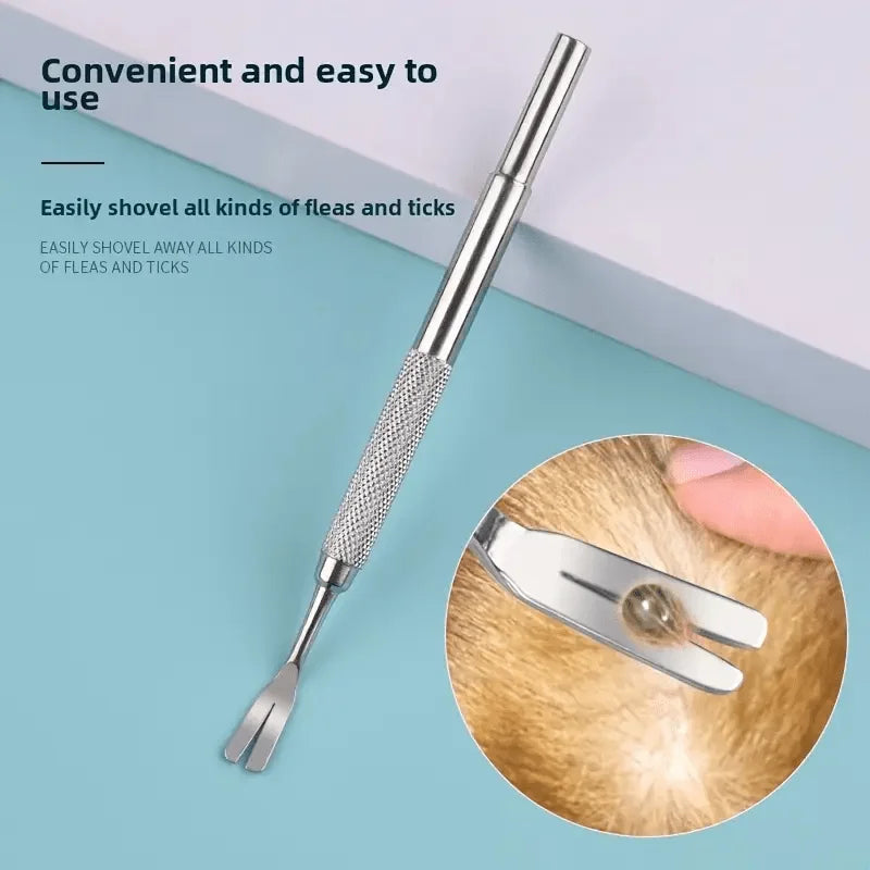 Stainless Steel Pet Grooming Flea Removal Tool Set, Portable and Washable Pet Grooming Products, Suitable for Cats and Dogs Oasis Select
