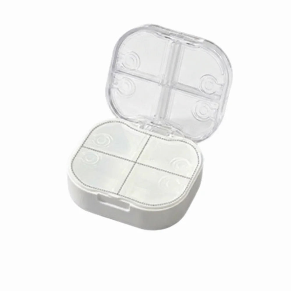 8-Compartment Portable Pill Organizer – Airtight Travel Case