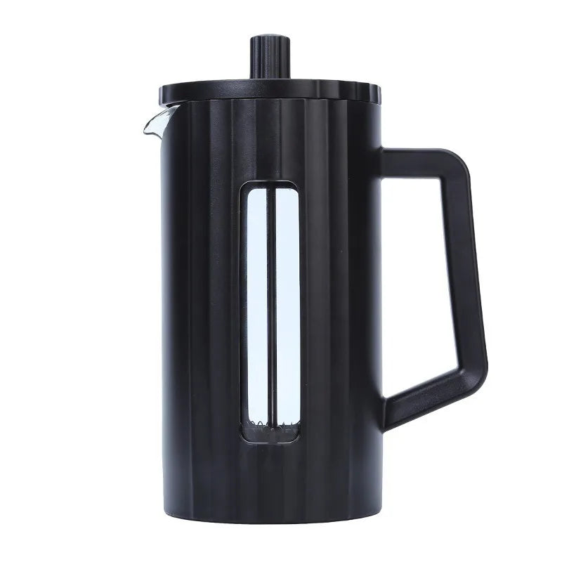 1000ML/ 600ML French Press Coffee Maker High Borosilicate Glass House Coffee Brewer Milk Foam Frother Barista Tea Maker Oasis Select