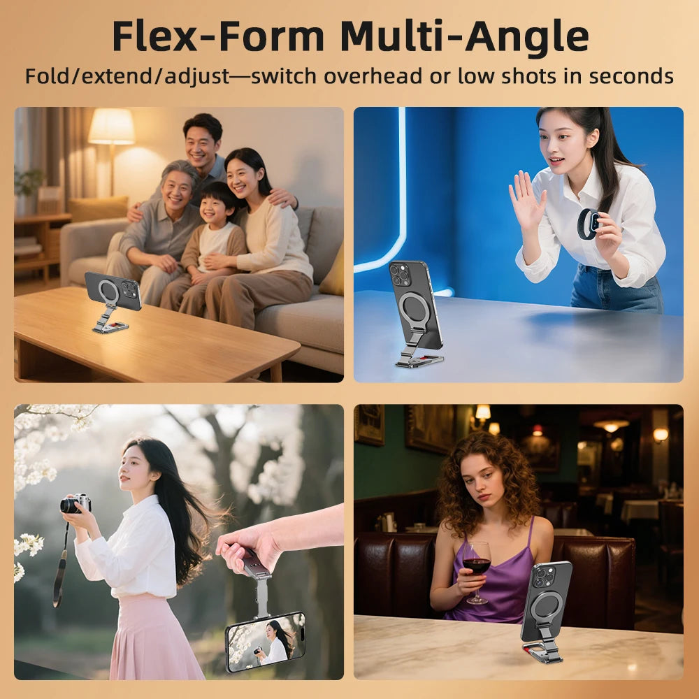 Flymile Magnetic Carabiner Phone Mount | MagSafe iPhone 17–14