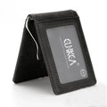 RFID Men's Leather Slim Bifold Money Clip Wallet Front Pocket Credit Card Holder Oasis Select HMYHG028-BK