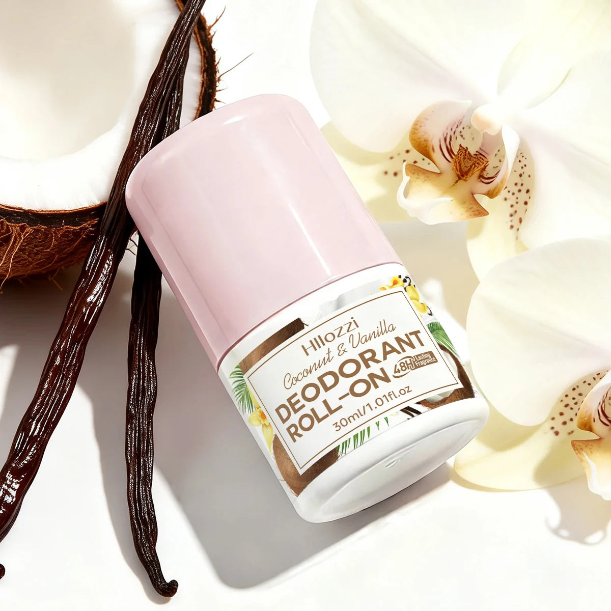 Daily Body Odor Protection Deodorant, Smooth Application, 48-Hour Sweat and Odor Protection, Gentle Skincare, Personal Care Oasis Select Coconut Vanilla