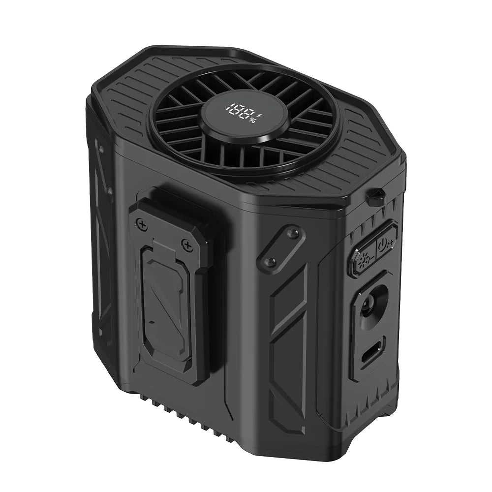 Portable Wearable Neck & Waist Fan | Rechargeable Hands-Free
