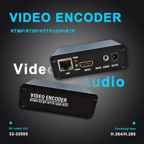 1 Channel Mini HD Video Encoder Webcast Fader H265 H264 HEVC IPTV CATV HDMI to IP RTMP SRT UDP HLS RTSP Oasis Select