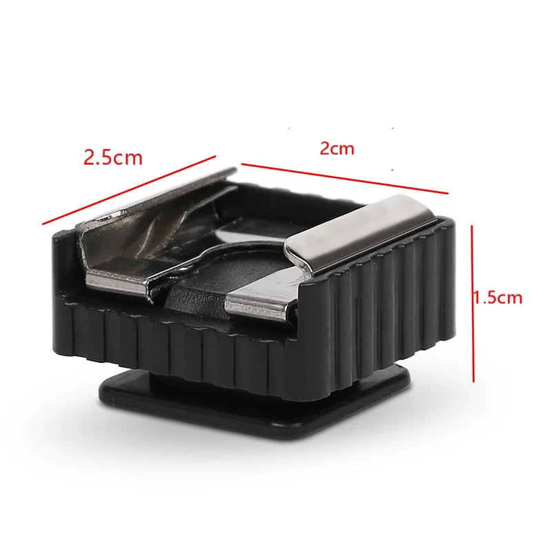 Hot Shoe Adapter Mount to 1/4 Screw Thread For Flash Tripod Studio Accessories Oasis Select