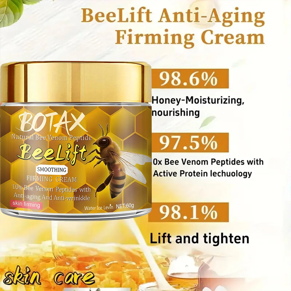 Botax Natural Bee Venom Peptide Beelift Face Cream - 10x Anti-Aging & Smoothing Firming Cream with Retinol Oasis Select