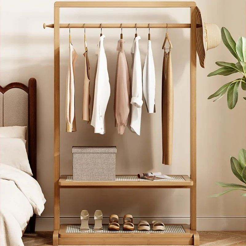 Multi-functional Coat rack Floor-to-ceiling hanger Bedroom home hanger Indoor room clothes drying rack removable Oasis Select