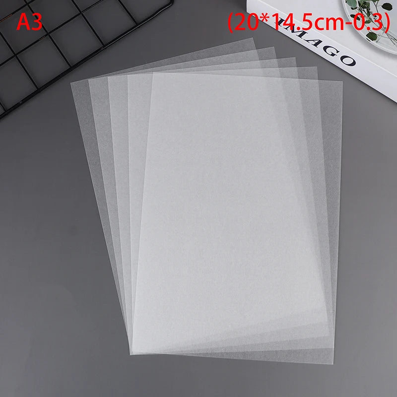 5Pcs Shrink Plastic Sheets Fun Thermal Heat Shrink Film Translucent Sheets Blank Shrink Art Film Paper For DIY 14.5x20cm Oasis Select A3