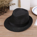 Children Kids Summer Beach Straw Hat Jazz Panama Breathable Hat Large Brim Outdoor Breathable Hats Girls Boy Sunhat Oasis Select A