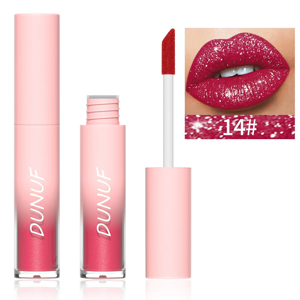 1pcs Pearlescent Lipstick - Waterproof Long-Lasting Lip Gloss Easy to Paint Exquisite Gift Stage Makeup Daily Makeup Universal Oasis Select 14