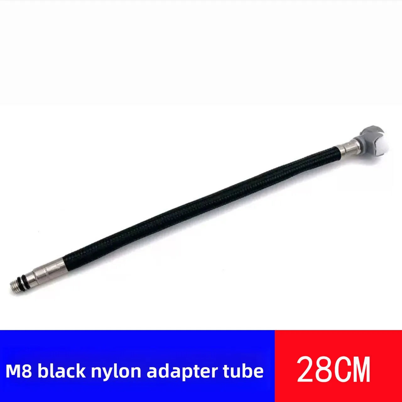 Bourdillat F1/2 M15*1 Replacement Faucet Hose Quick Connect Pull Out Hose Nylon Hose Tube Gray / Black 150cm Kitchen Accessories Oasis Select Black