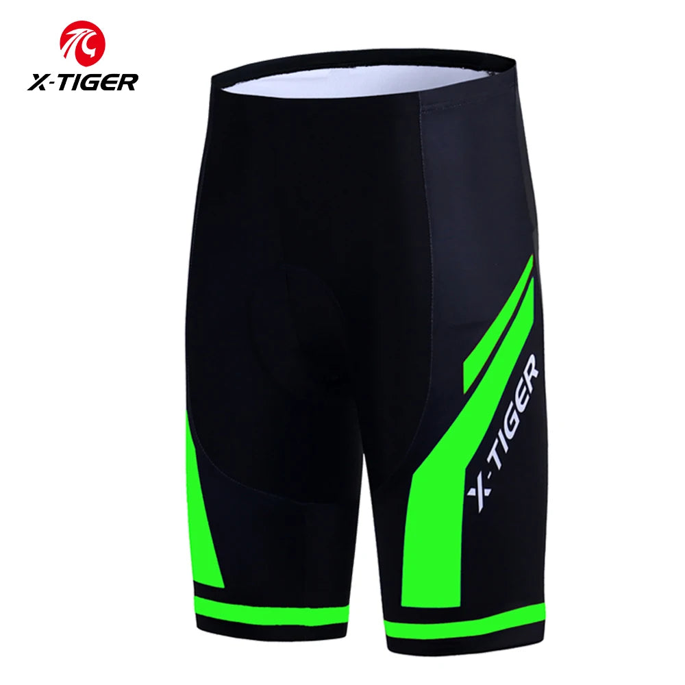X-TIGER Cycling Shorts Men Padded Gel Mountain Bike Shorts Breathable Professional Bicycle Team Clothing Oasis Select 00504 L