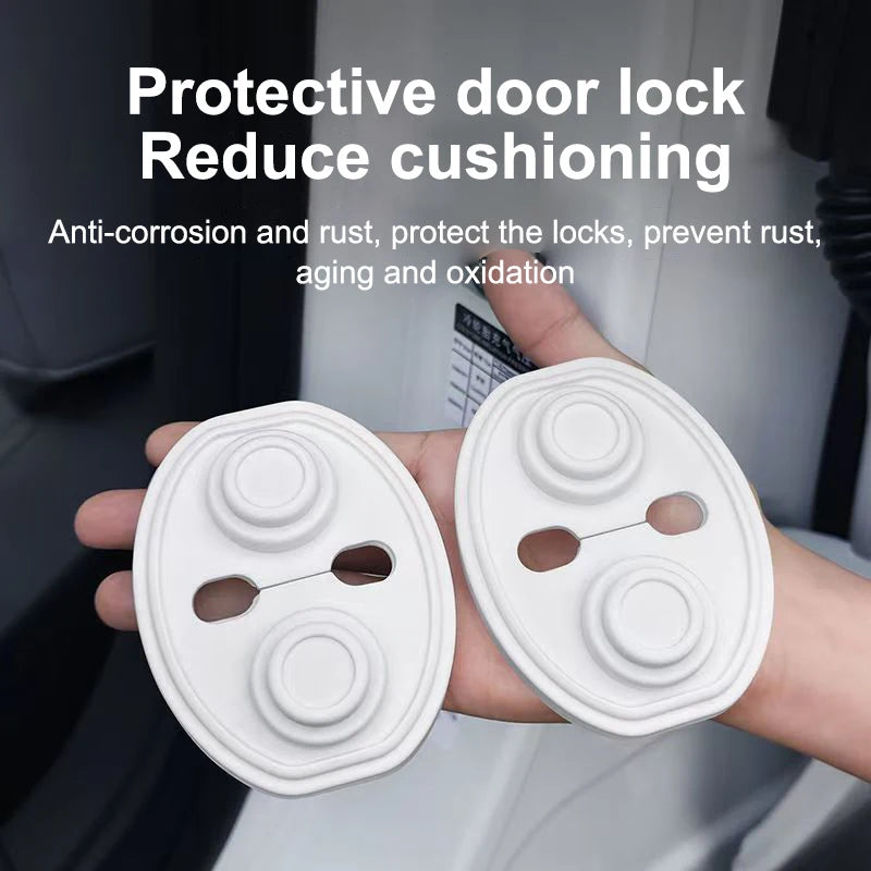 2/4Pcs Car Door Closing Shockproof Pad Silicone Cushion Mute Shock Absorber Protective Covers Car Accessories Oasis Select