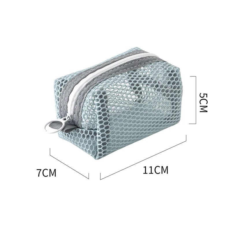Mini Mesh Coin Purse – Vibrant Zipper Pouch for Women