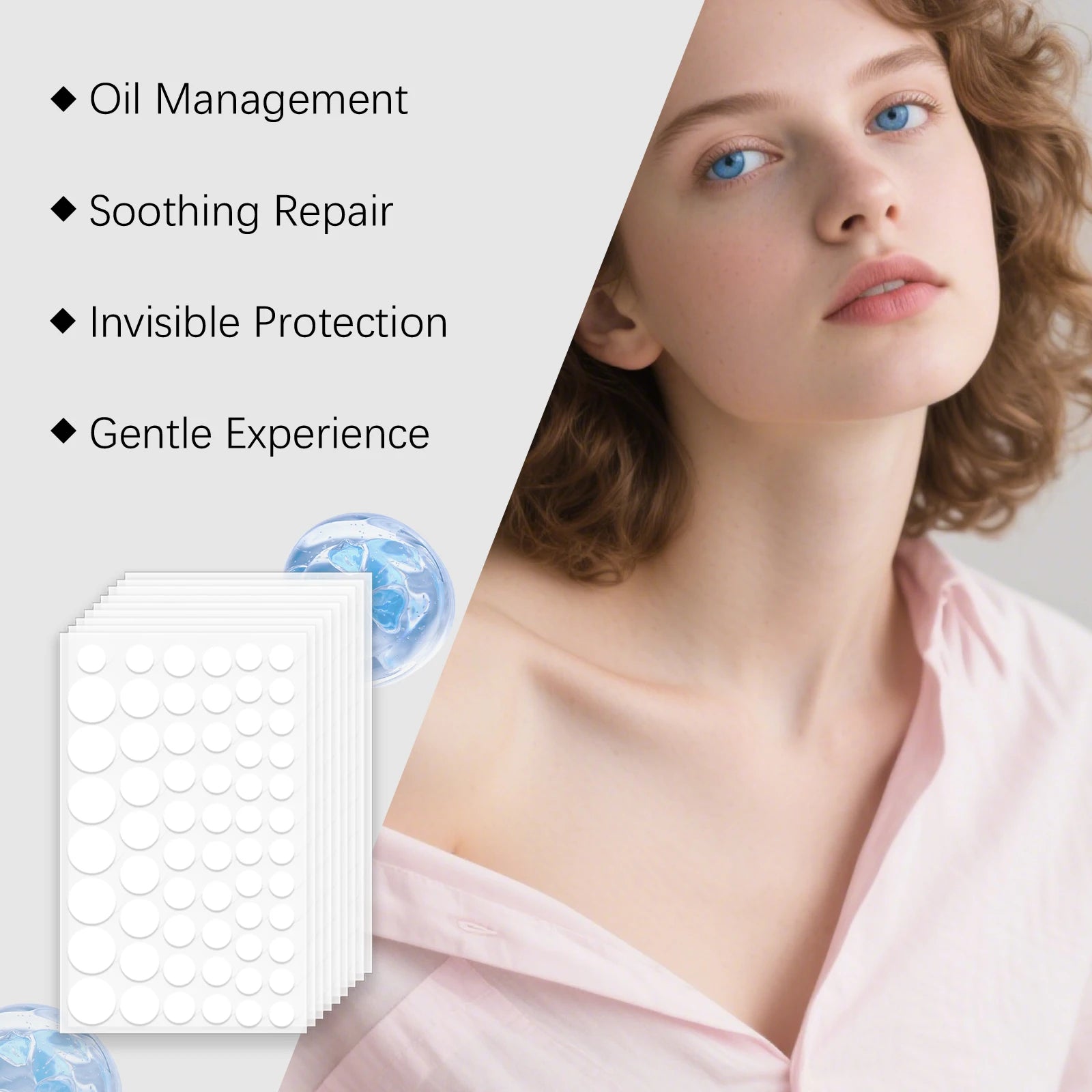 Hydrocolloid Acne Patches – 549 Invisible Pimple Spot Stickers Acne Spot Patches Oasis Select