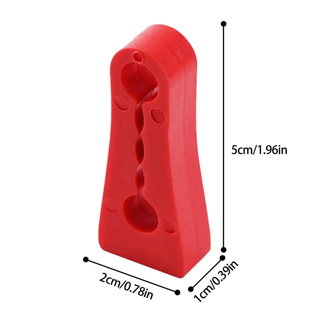 Rubber Shock Absorber for Car Door Car Door Lock Sound Damper 4PCS Wear-Resistant Sound Buffer Fashionable Car Accessory Oasis Select Red