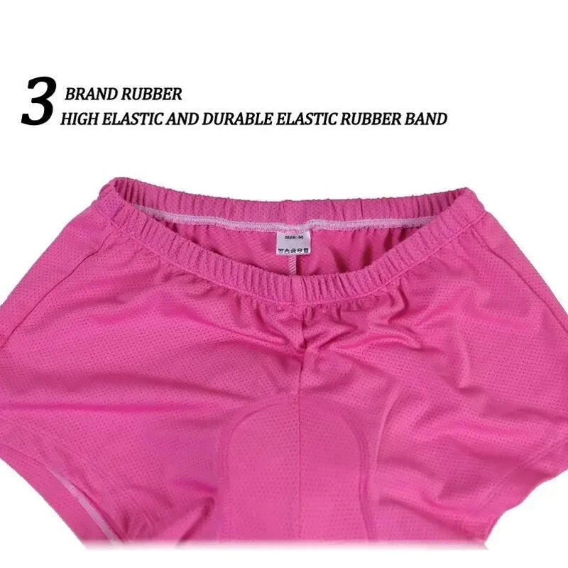 X-TIGER Women's Cycling Shorts 3D Padded Shockproof Mountain Bike Shorts Breathable Cycling Briefs Sports Underwear Oasis Select