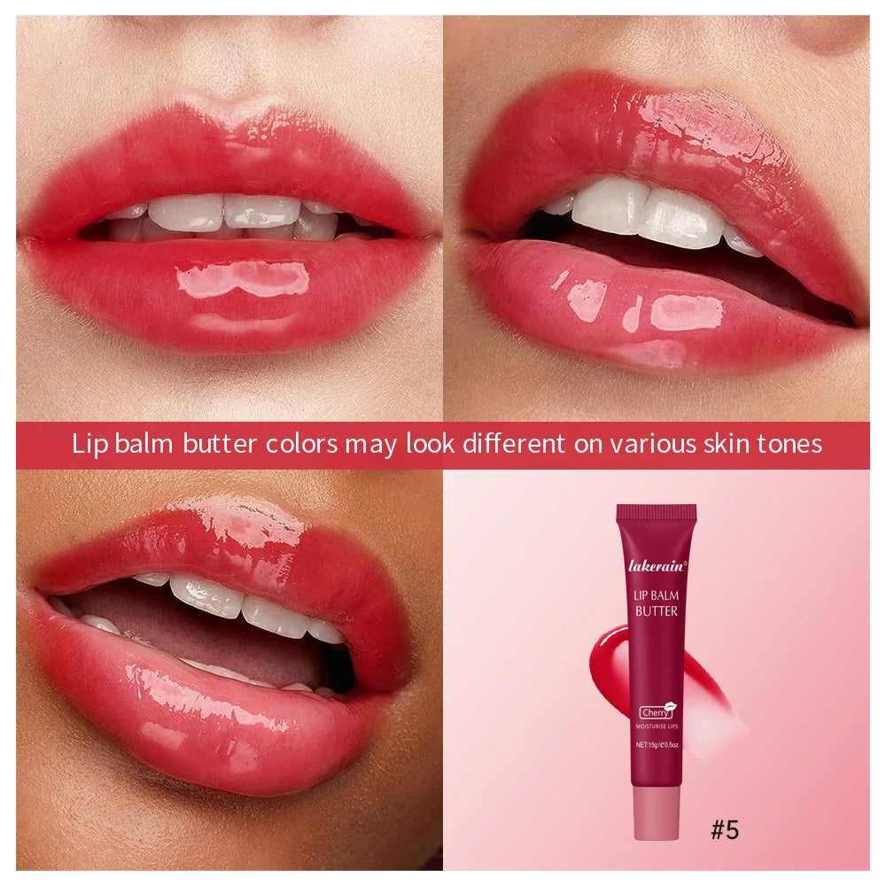 Lakerain Hose Butter Lip Balm Moisturizing Long Lasting Nourishment Daily Care Vanilla Flavour Lip Balm Smoothing Lip Makeup Oasis Select