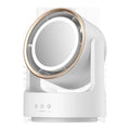 Bladeless Makeup Fan with Fill Light & Beauty Mirror