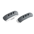 2Pcs Silicone Heat Resistant Pot Handle Anti Scalding Non-slip Oven Pans Bowl Cookware Handles Clamp Kitchen Gadgets Holders Oasis Select Gray