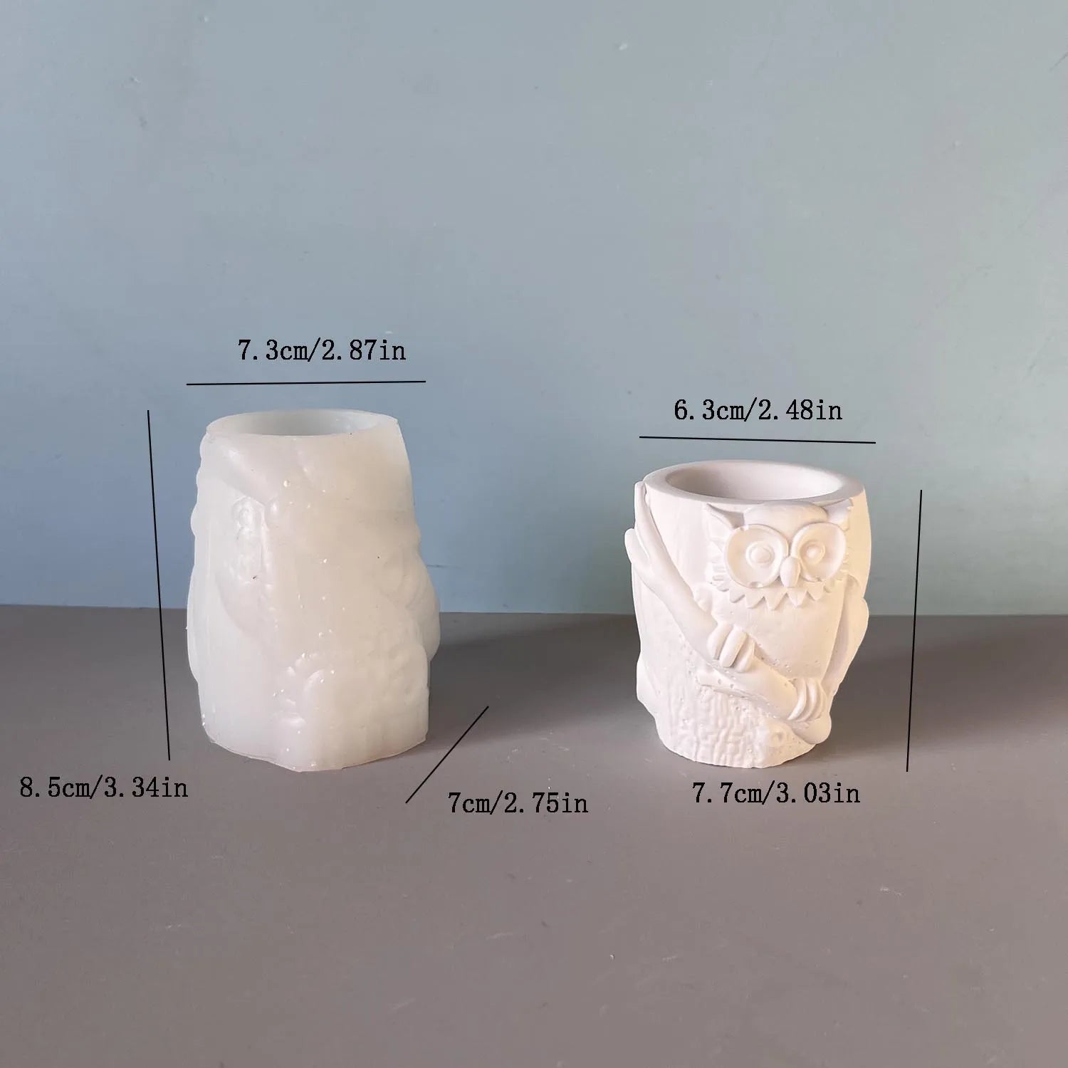 Cement Planter Mold Flexible Owl Silicone Mold Scented Candles Mold High Quality For Art Creation Home Decoration Diy Crafts Oasis Select owl