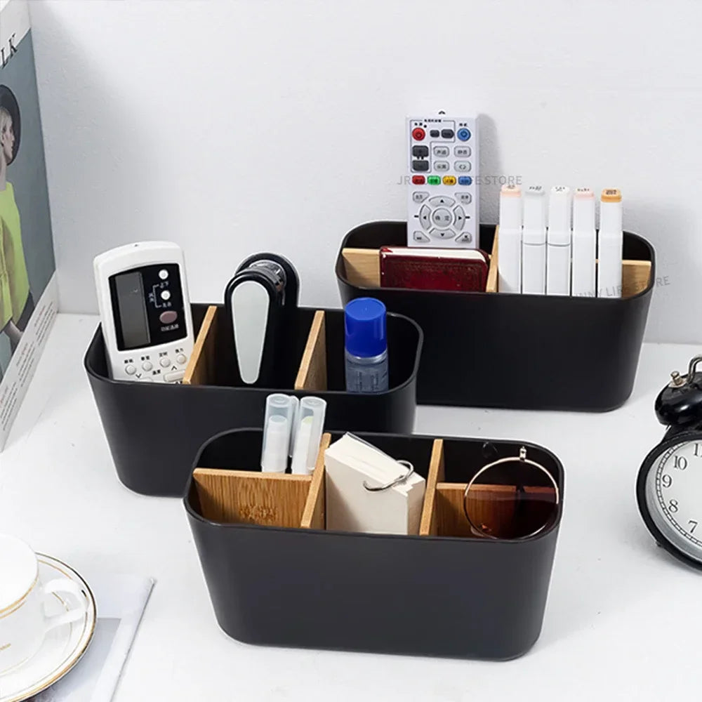 Bamboo Electric toothbrush Holder Razor Makeup Brush Storage Box Toothpaste Toothbrush Stand Bathroom accessories Oasis Select