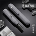 Full-automatic folding thickened umbrella large strong wind-resistant reinforced automatic umbrella Oasis Select 116cm Gray