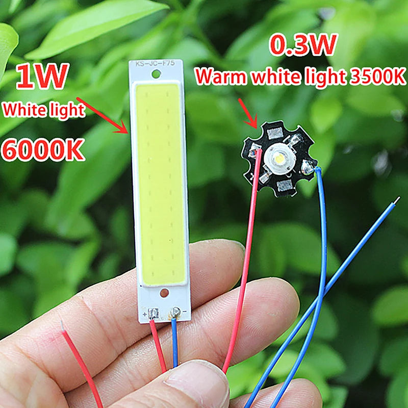 Double LED Light Board With Control Switch DC 3.7-5V Flashlight Night Lighting Desk Lamp DIY Accessory Oasis Select