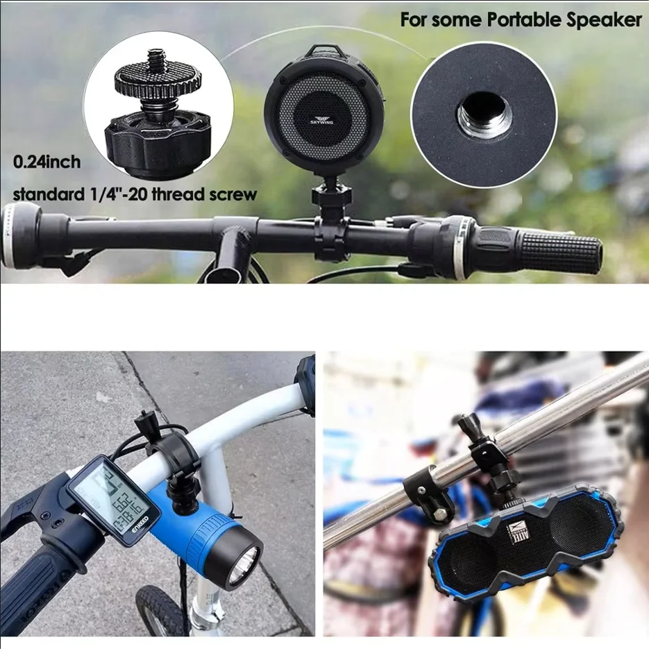 Bike Handlebar Mount for GoPro, DJI Osmo & Insta360