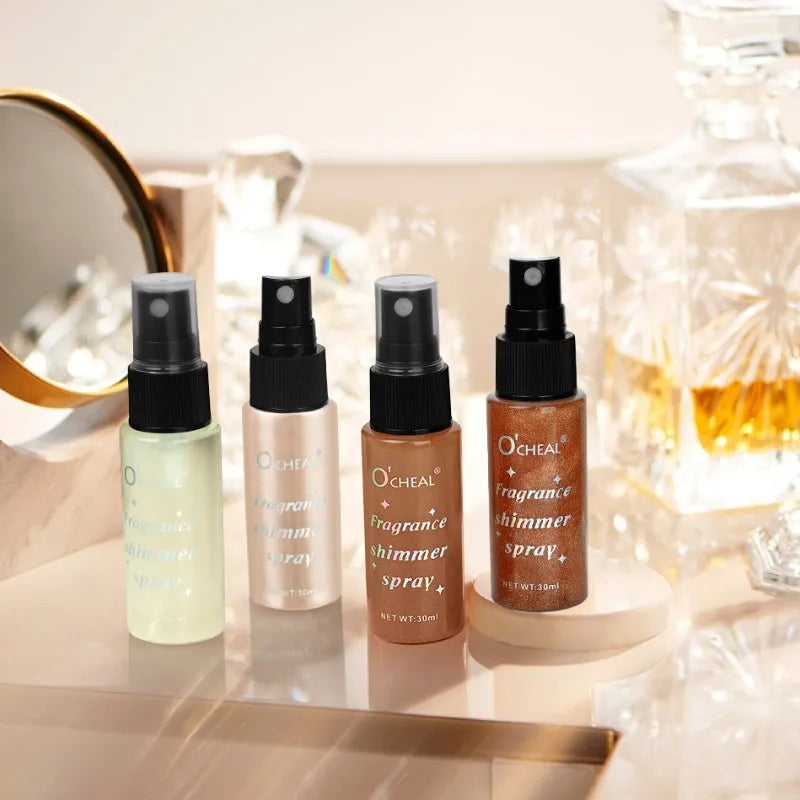 Waterproof Glitter Flash Spray – Face, Body & Neck Shimmer Body Glitter Spray Oasis Select
