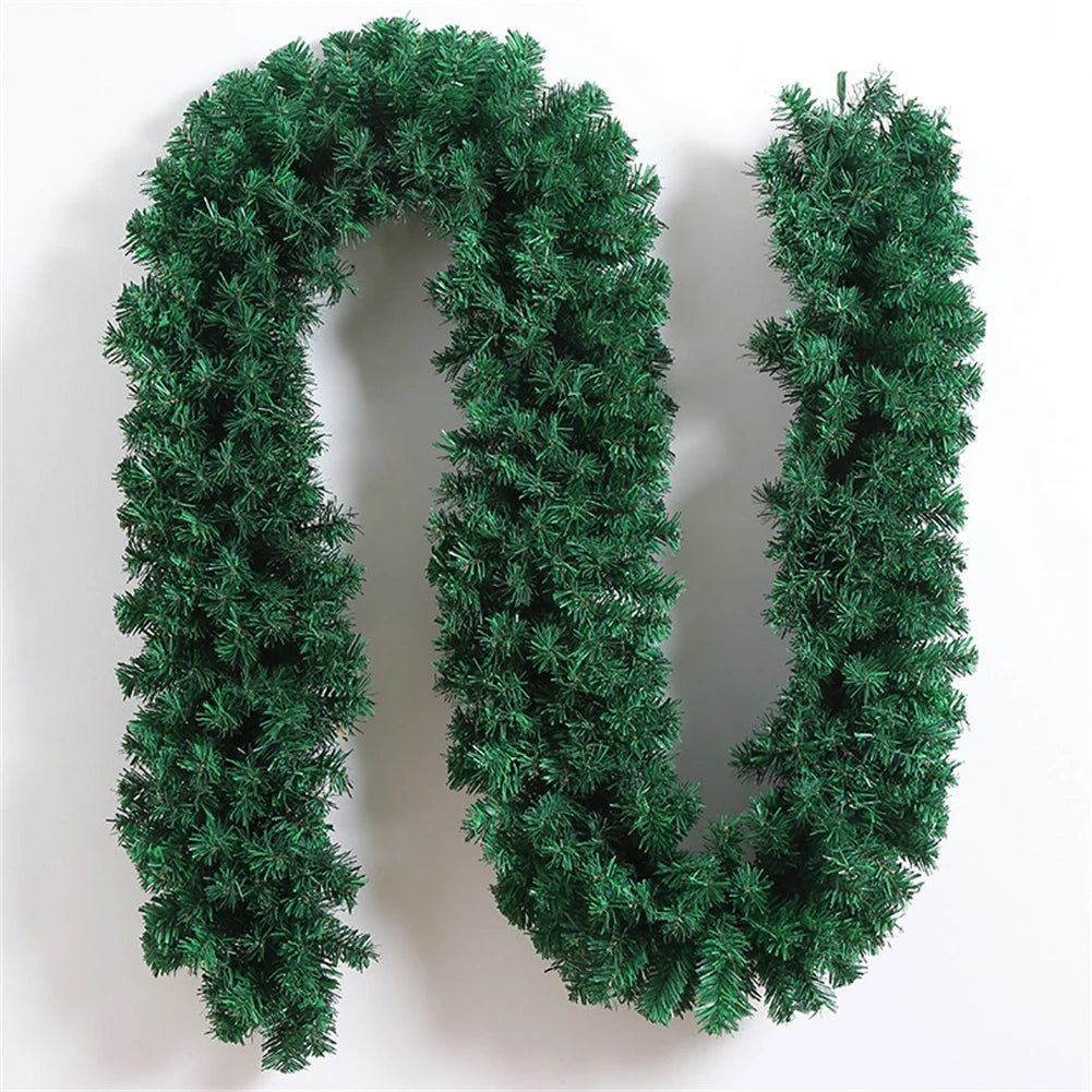 For Weddings Flexible Decoration Garland 270CM Christmas Wreath Artificial Christmas Garland Decorative 8.8 Feet Long Oasis Select A China Mainland