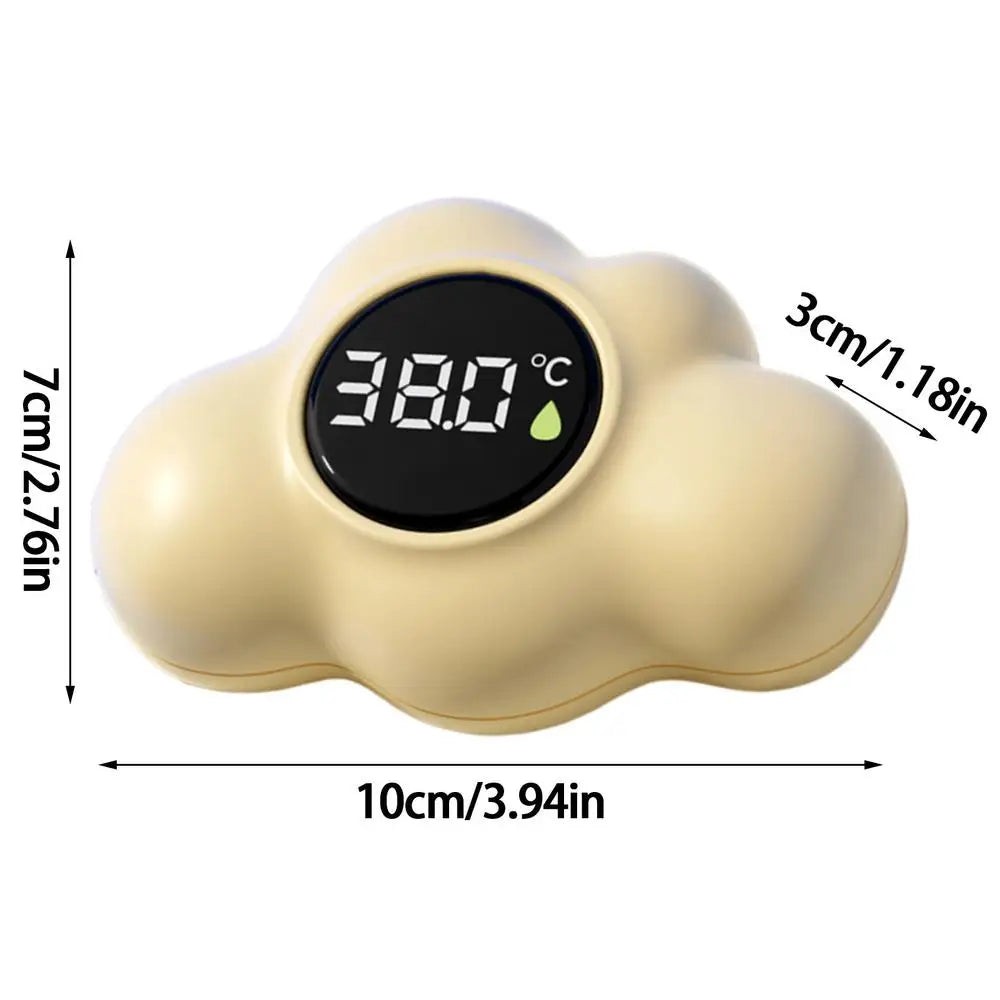 Baby bath thermometer Tub Temperature Monitor LED display Hot Cold Water Resistant Temperature Warning Monitor Sensor Oasis Select Yellow