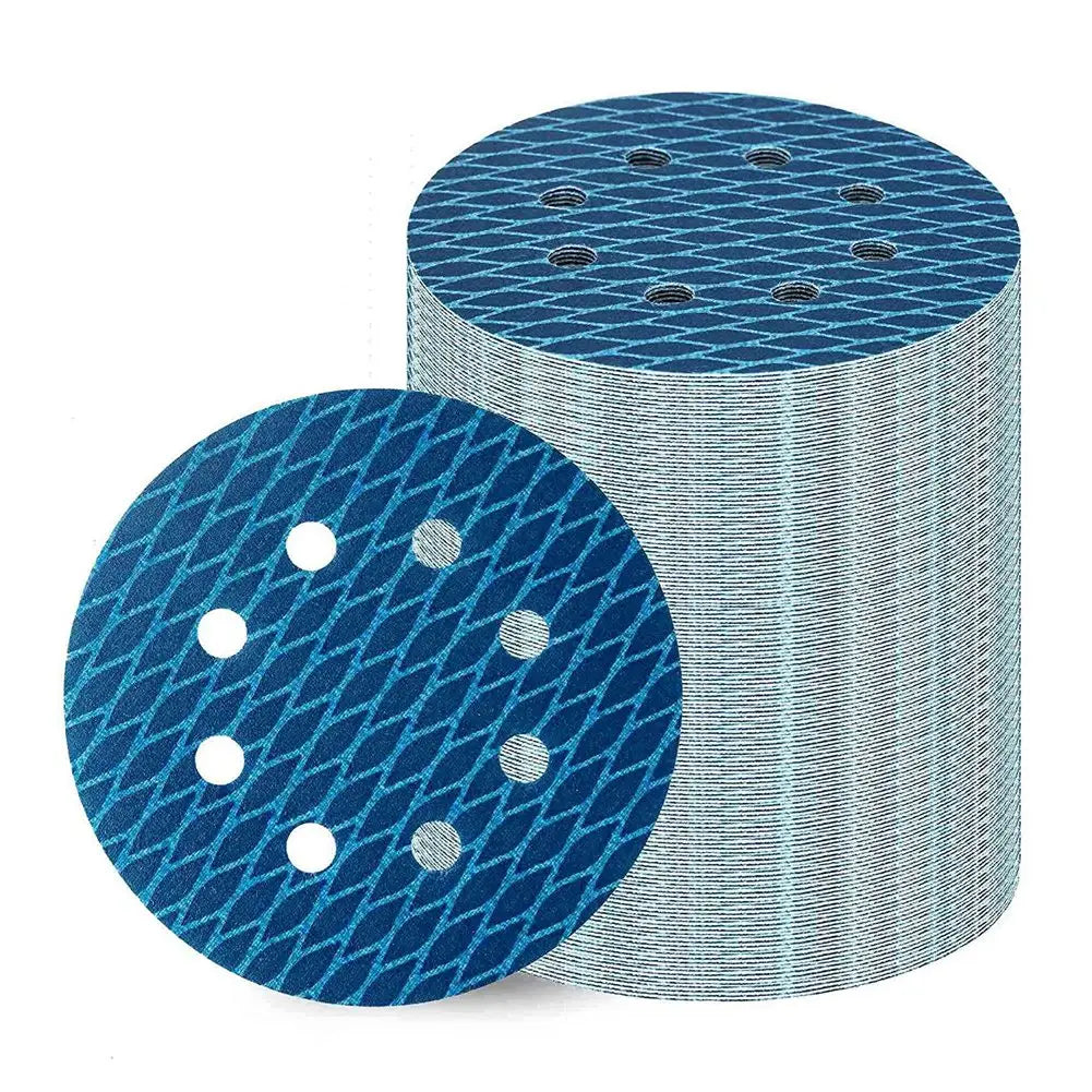 LIKE WISH 70Pcs Orbital Sander Sandpaper 5 Inch 8 Hole Sanding Disc Sand Paper 320 Grit For Anti Blocking Rhombus Sanding Discs Oasis Select