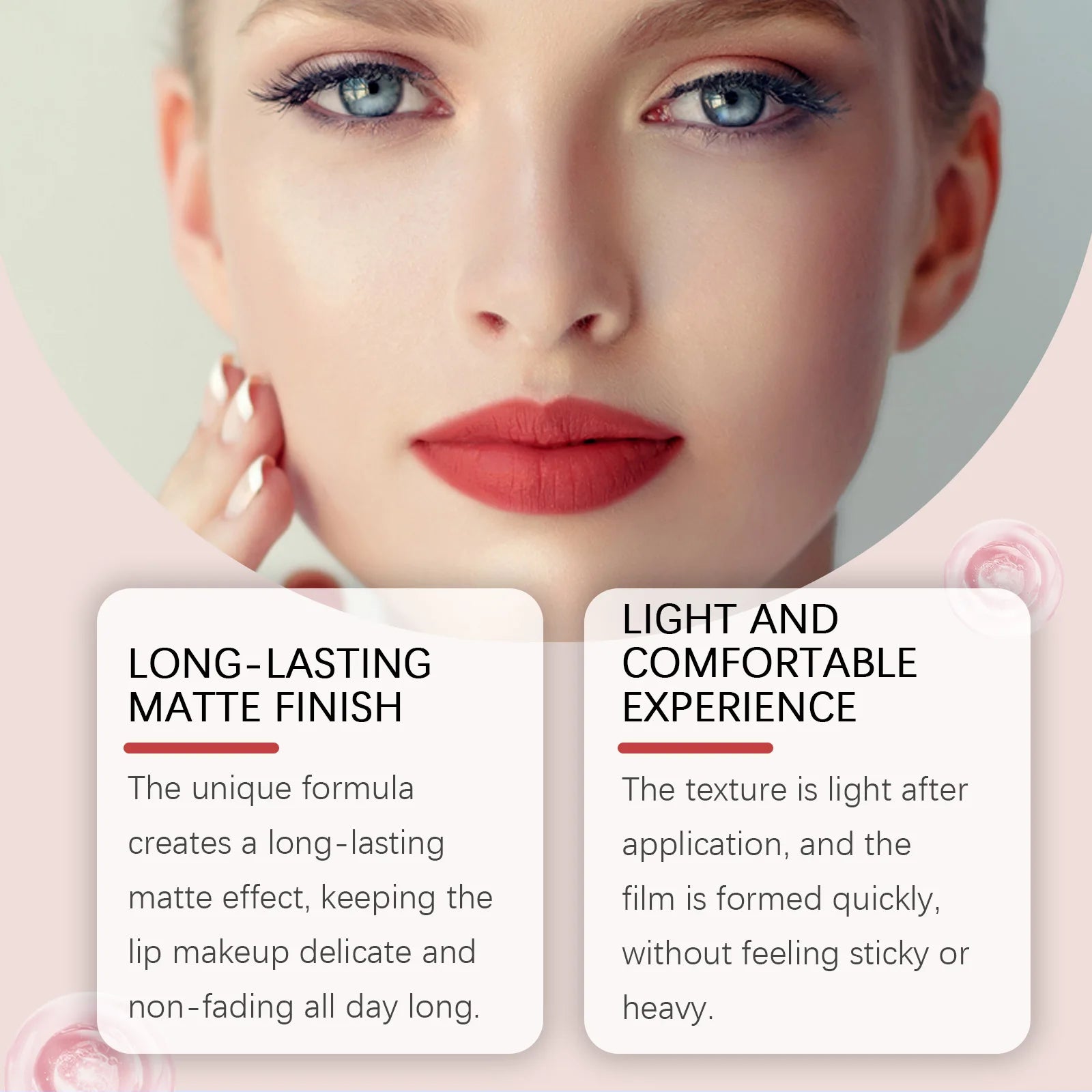 EELHOPE Matte Liquid Lipstick – Long-Lasting High Pigment Matte Liquid Lipstick Oasis Select