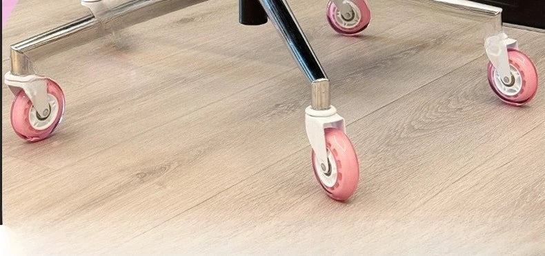 5pcs Furniture Casters Wheels Soft Rubber Swivel Caster Quite Roller Wheels for trolley Baby Crib Bed Wheels Household Accessory Oasis Select