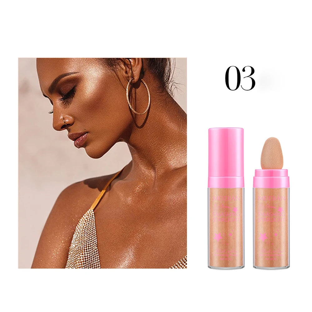 Waterproof Shimmer Highlighter Powder – Body & Hair Glow Shimmer Highlighter Powder Oasis Select 03
