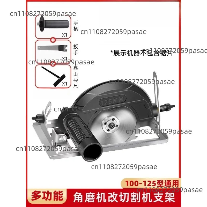 Angle Grinder to Circular Saw Adapter | 0–45° Wood Cutter