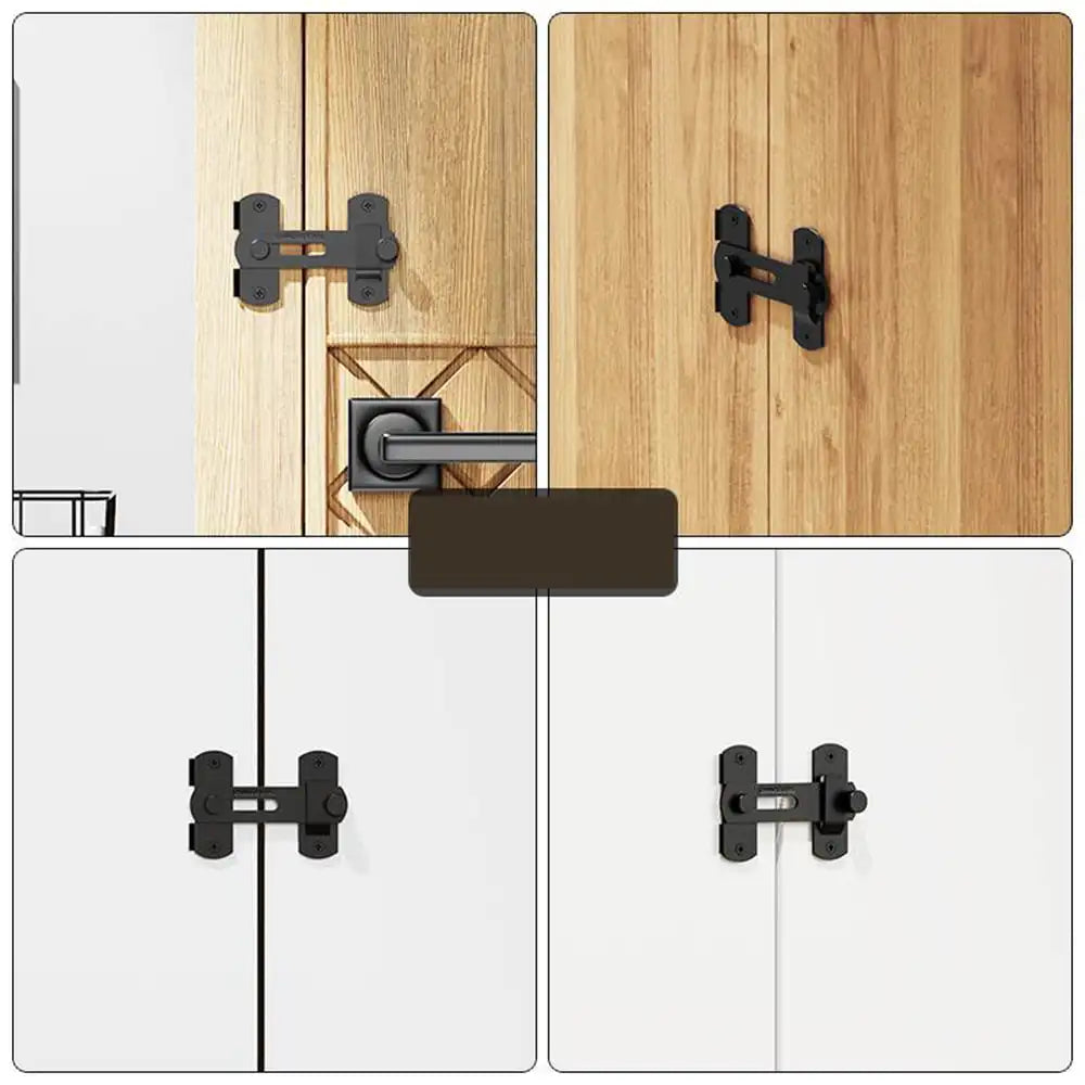 Gate Latch Sliding Barn Door Latch For Locking Matte Black Stainless Steel Gate Latches Flip Latch Safety Door Bolt Latch Lock Oasis Select